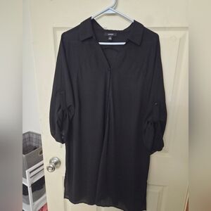 Alfani Women's Black Tunic Top